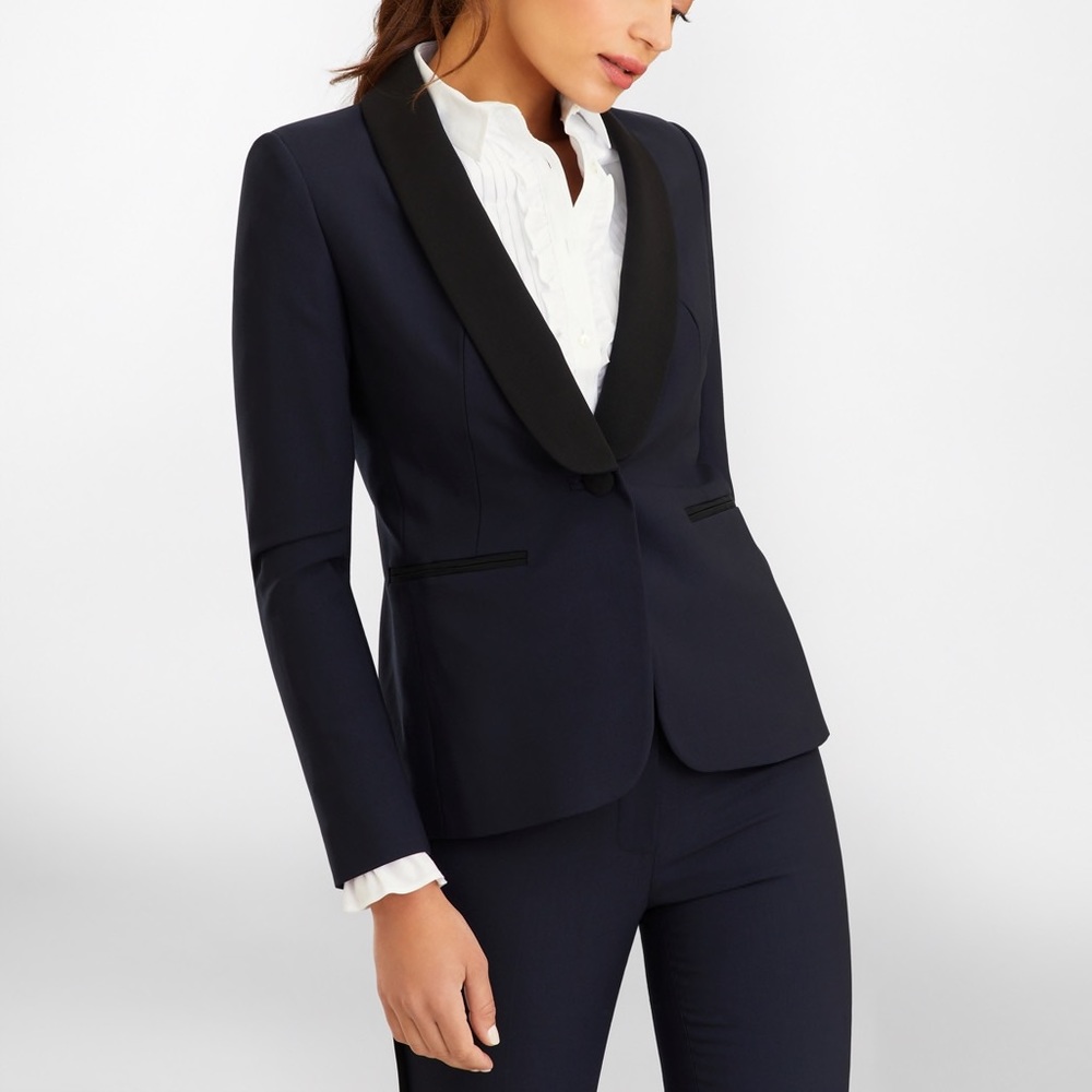 JCrew Tux blazer and pant Suit